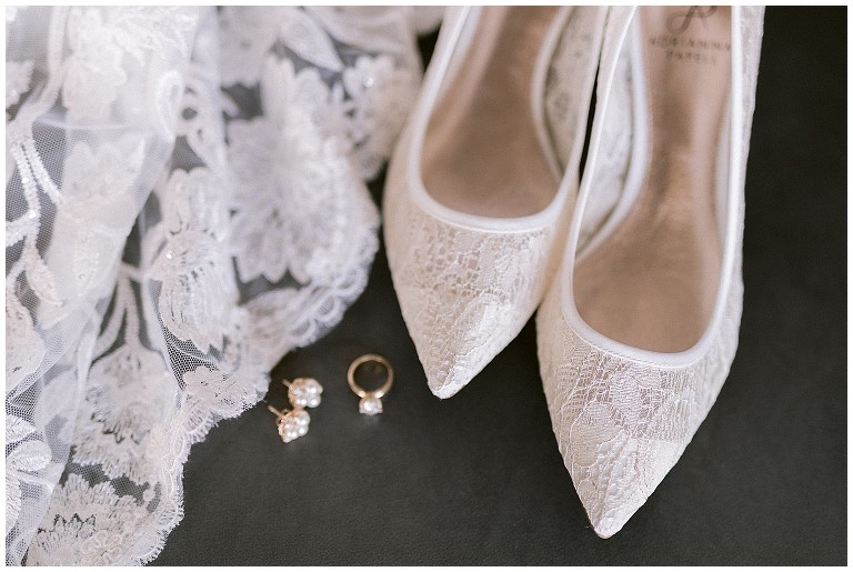 wedding shoes and jewelry 