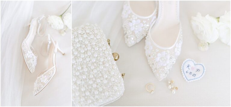 Bridal details shoes
